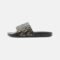 EA7 Emporio Armani VISIBILITY SLIPPER UNISEX - Pool slides - black/gold-coloured