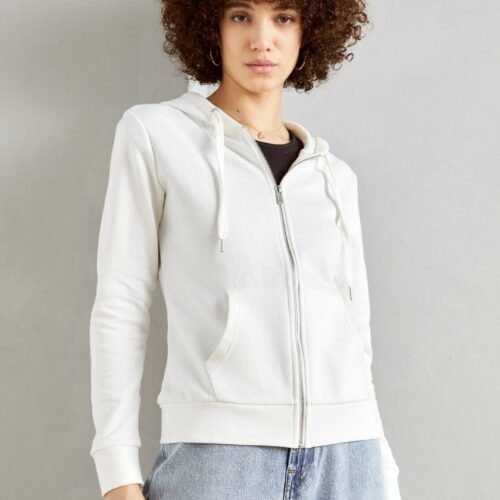 Anna Field by Zalando Zip-up sweatshirt - off-white