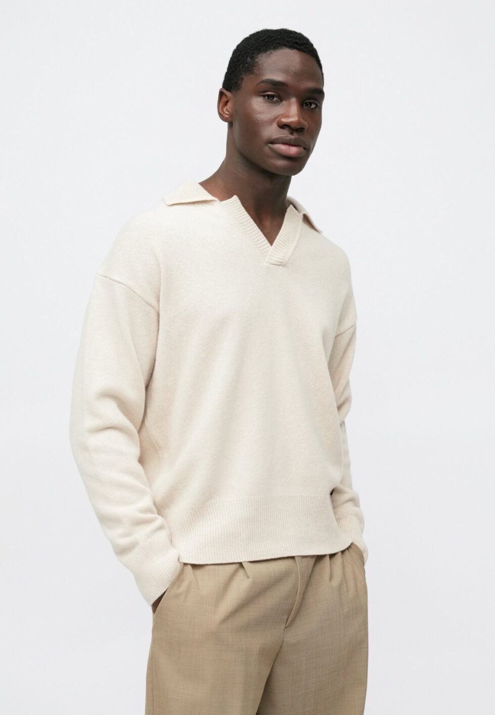 BOSS UCARI - Jumper - open white