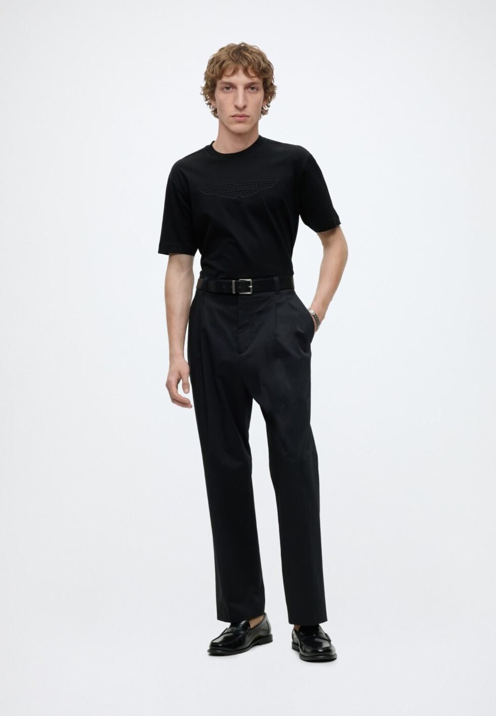 BOSS X ASTON MARTIN - Basic T-shirt - black