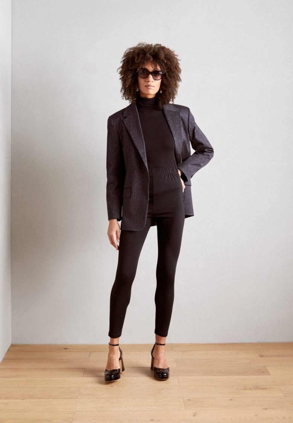 Anna Field by Zalando 2 PACK - Leggings - Trousers - black/dark blue