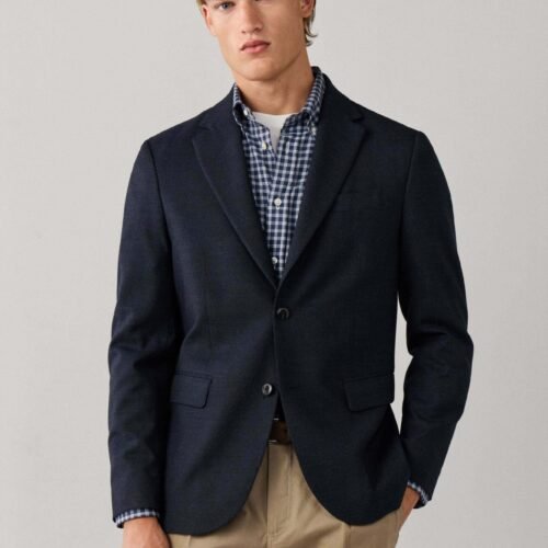 Façonnable FAÇONNABLE BLAZER WOPLEA MEL FLAN JKT - Blazer jacket - naval blue