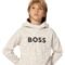 BOSS Kidswear HOODED SWEATSHIRT KIDS TEENS - Hoodie - ivory