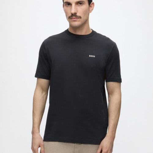 BOSS TEE - Basic T-shirt - dark blue