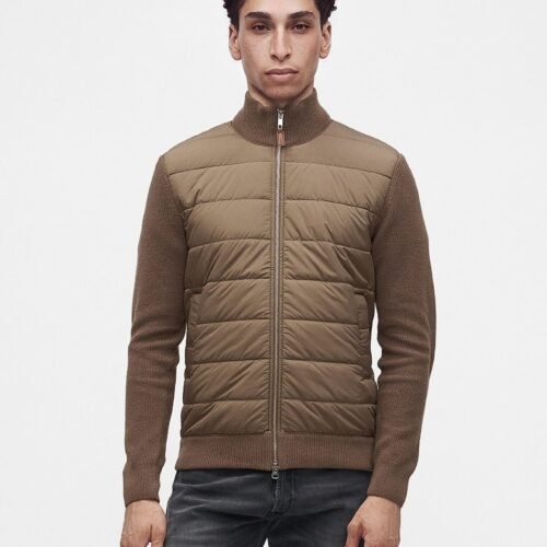 GANT HYBRID ZIPPED - Light jacket - taupe
