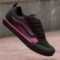Vans KNU SKOOL UNISEX - Skate shoes - black/raspberry radiance