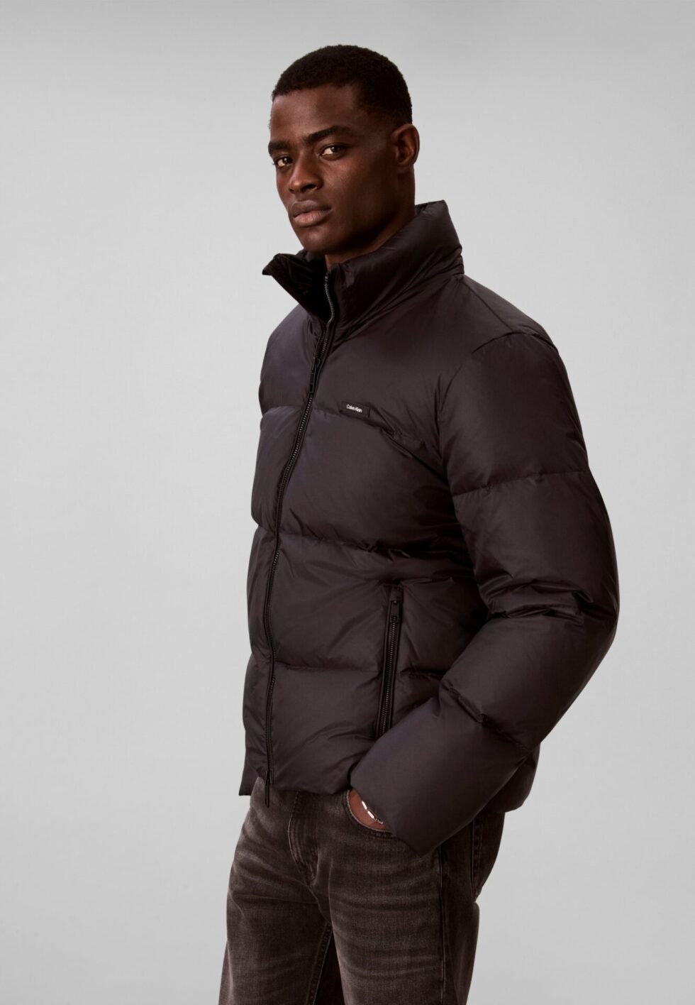 Calvin Klein DOWN PUFFER JACKET - Down jacket - black
