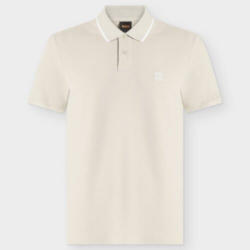 BOSS PASSERFORD - Polo shirt - light beige