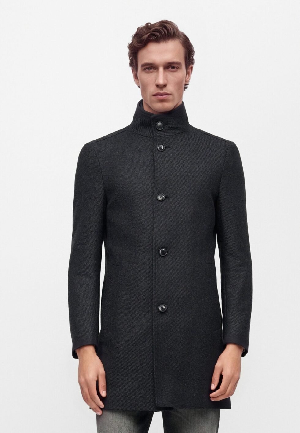 BOSS HYDE - Classic coat - medium grey