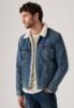 Levi's® TYPE III SHERPA TRUCKER JACKET - Denim jacket - in the morning sherpa trk