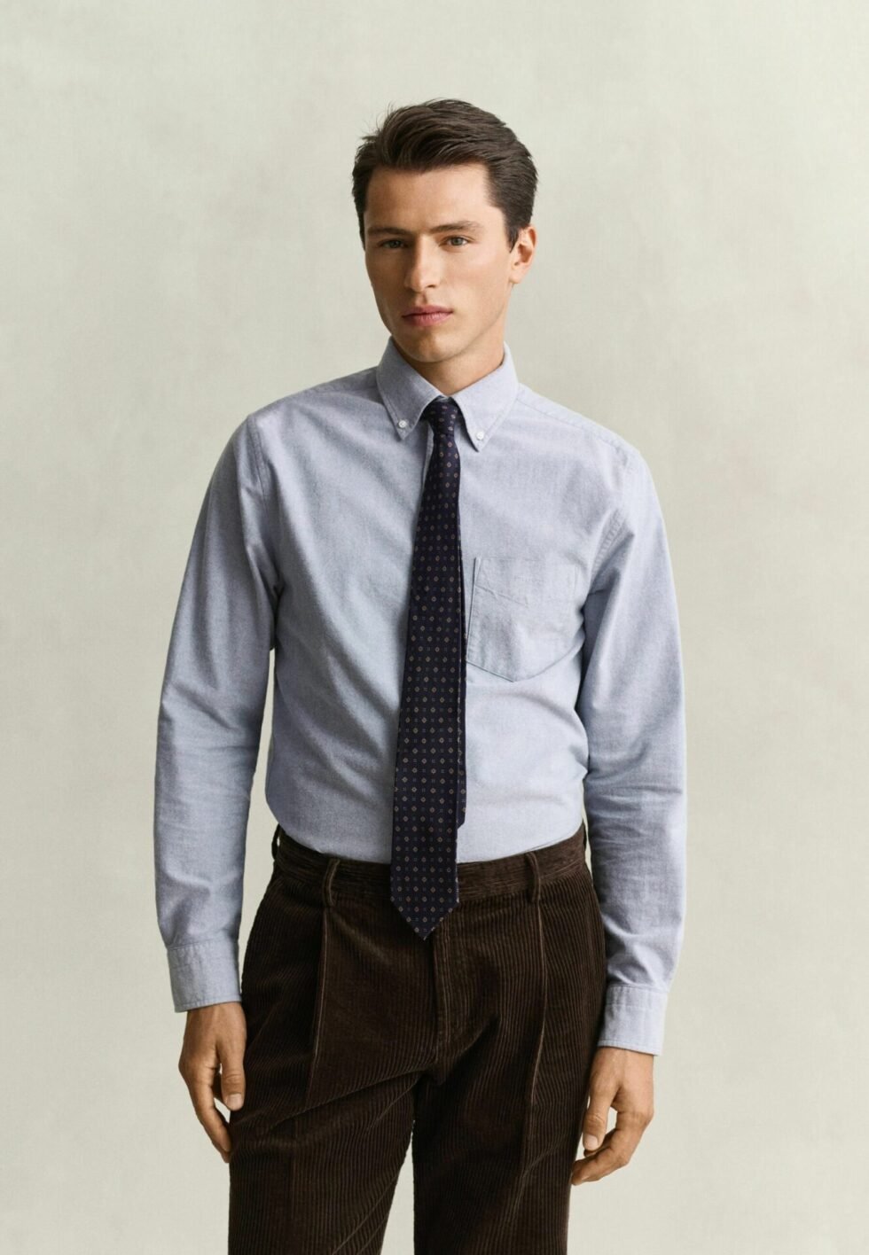 GANT BRUSHED OXFORD SHIRT - Shirt - crisp blue