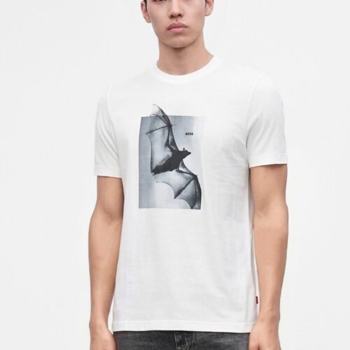 BOSS BEING - Print T-shirt - white