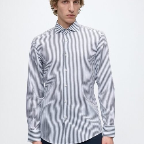 BOSS HANK - Shirt - dark blue