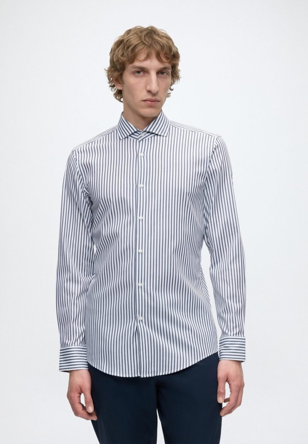 BOSS HANK - Shirt - dark blue