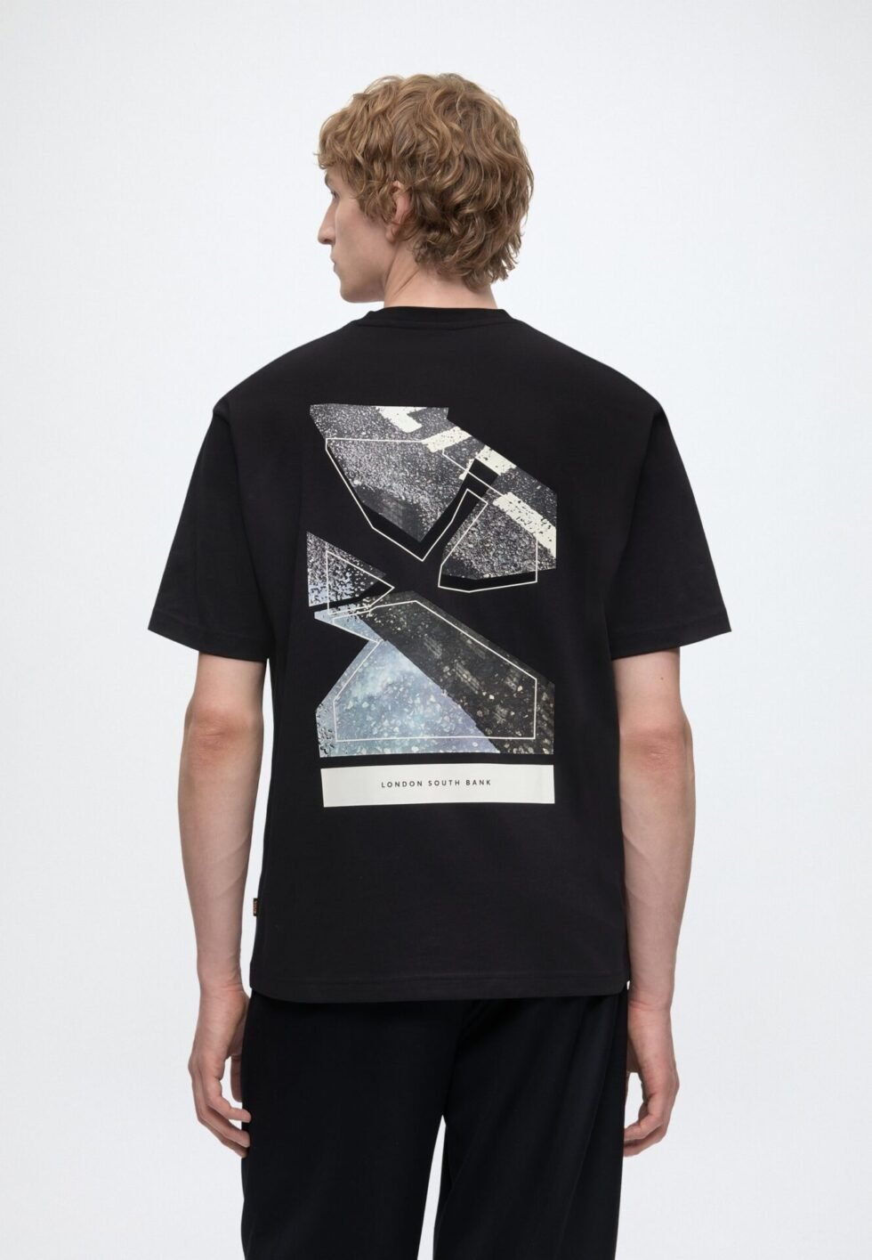 BOSS FRAME - Print T-shirt - black