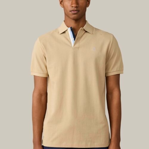 HACKETT LONDON POLO SHIRT HERITAGE H TAPE POLO - Polo shirt - grain beige
