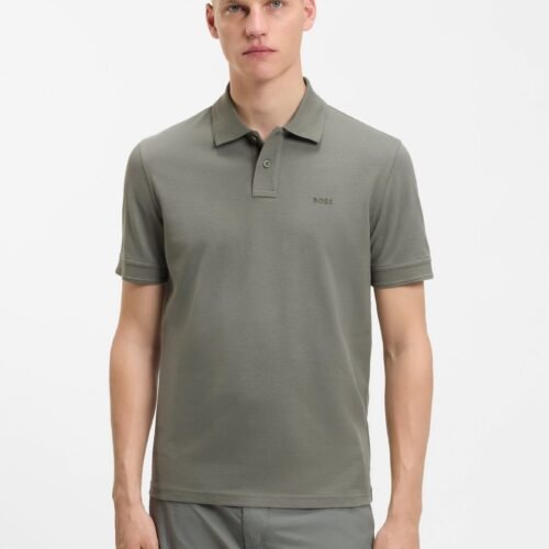 BOSS PRIME - Polo shirt - open grey