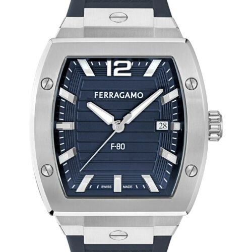 FERRAGAMO F-80 TONNEAU - Watch - blue