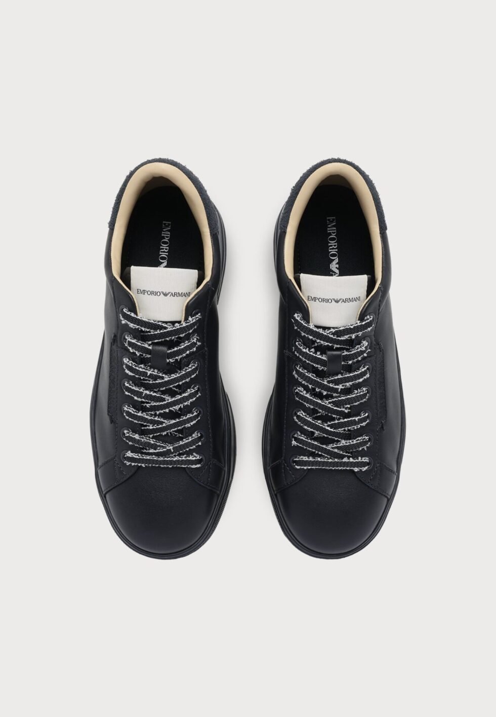 Emporio Armani SNEAKER - Trainers - navy/navy