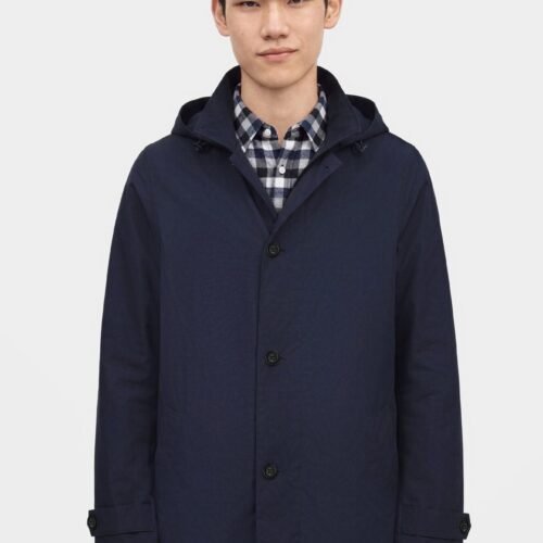 GANT DOUBLE COAT - Winter coat - evening blue