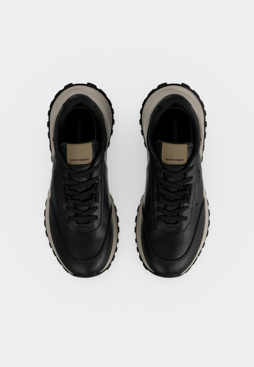 Emporio Armani SNEAKER SEATTLE TUMBLED - Trainers - navy
