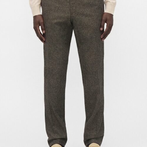 BOSS LEON - Trousers - dark brown