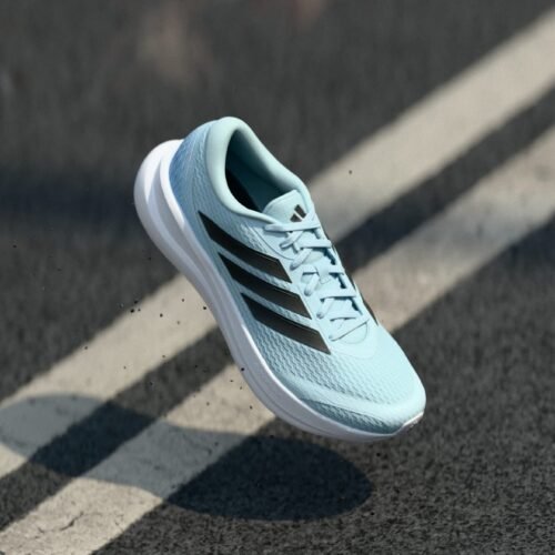 adidas Performance RUNFALCON 6 - Road running shoes - ice blue/core black/bright blue
