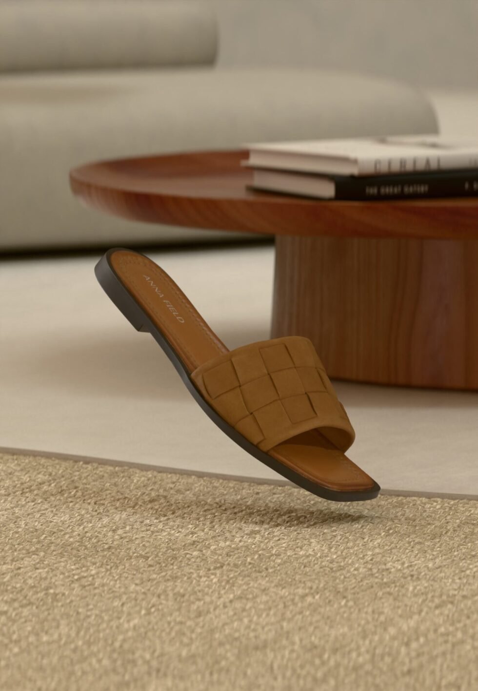 Anna Field by Zalando LEATHER - Mules - cognac