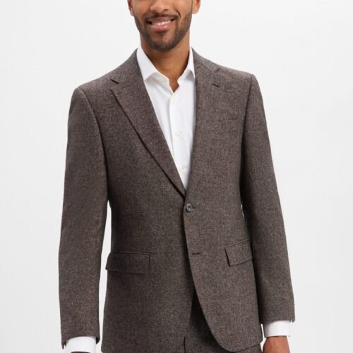 BOSS Suit jacket - kastanie schwarz