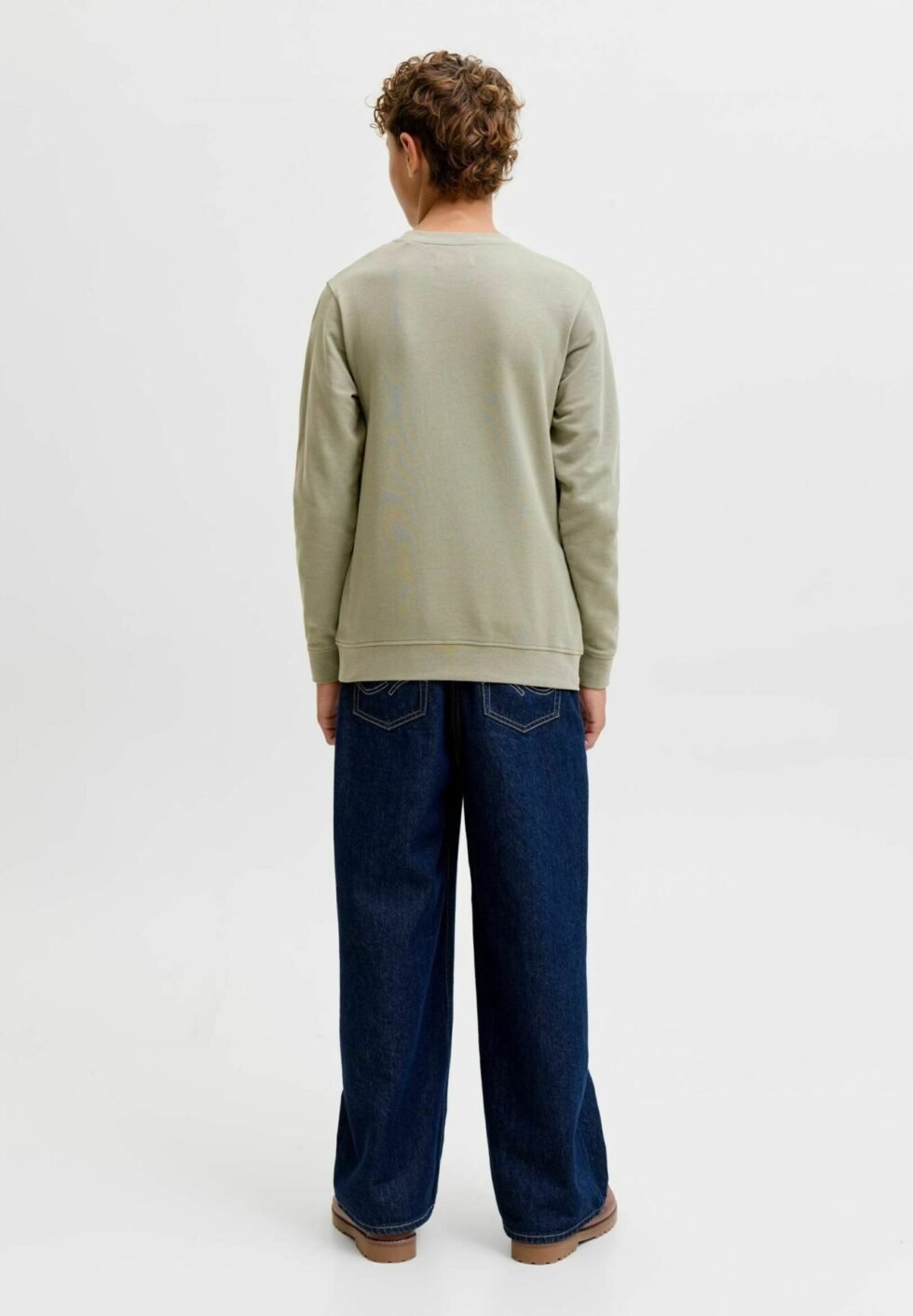 Jack & Jones Kids JJEARCHIVE GRAPHIC SWEAT CREW NECK JNR - Sweatshirt - Green