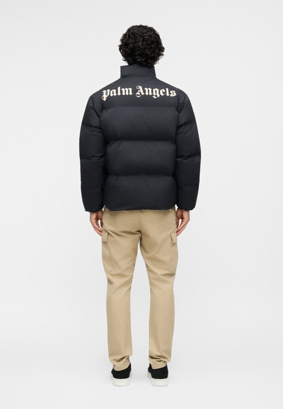 Palm Angels CLASSIC LOGO JACKET - Winter jacket - black/tofu