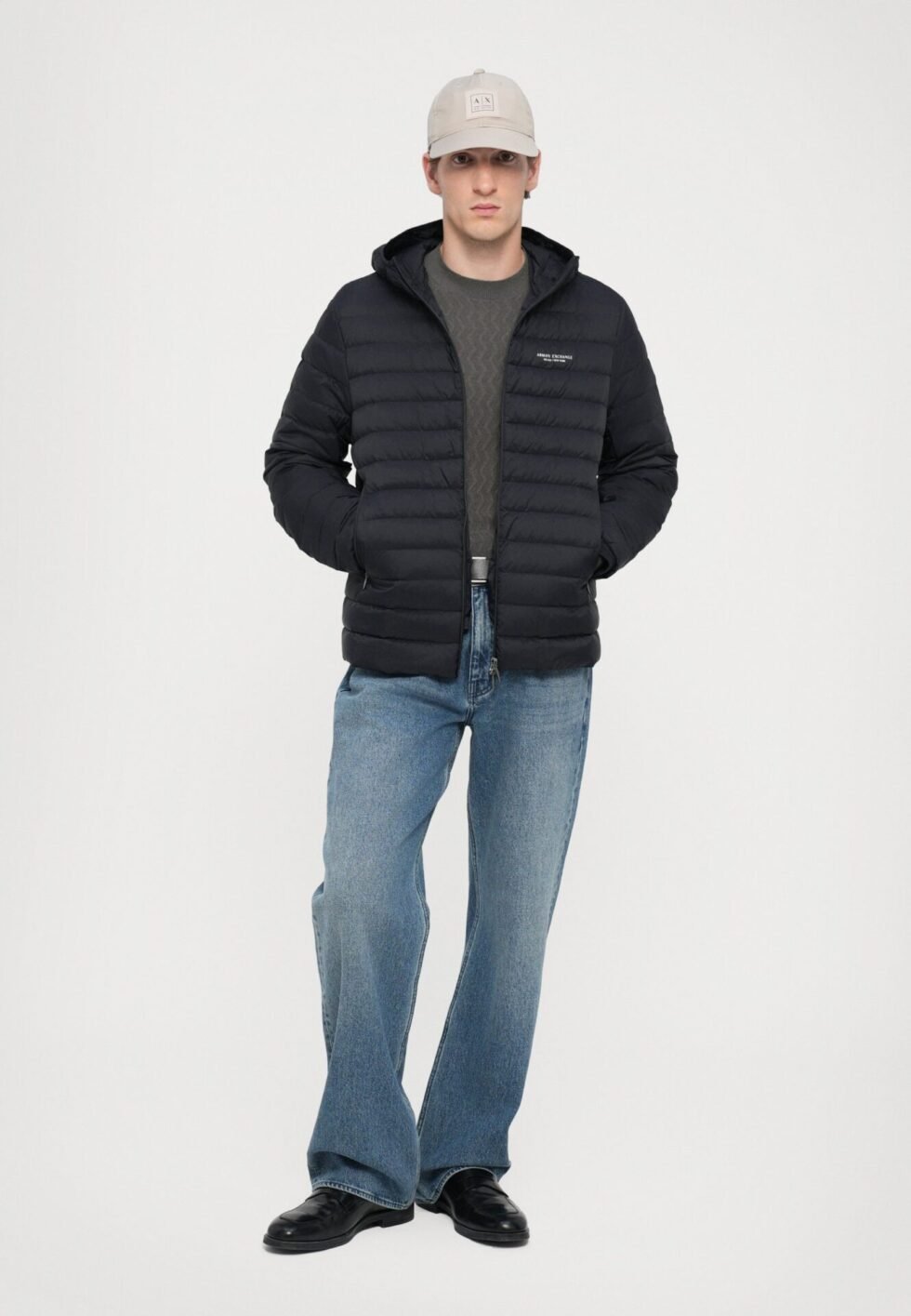 Armani Exchange Down jacket - deep navy