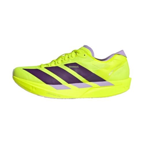 adidas Performance ADIZERO TAKUMI SEN 11 - Road running shoes - solar yellow   aurora plum   powder plum
