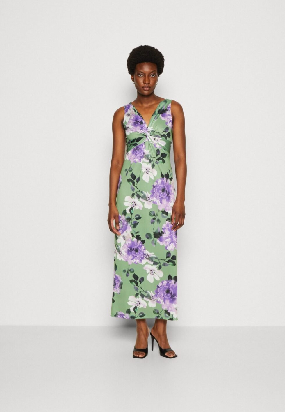 Anna Field by Zalando Jersey dress - green/purple/white