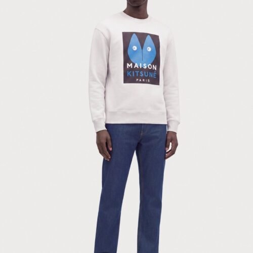 Maison Kitsuné FORTUNE FOX COMFORT - Sweatshirt - cloud grey