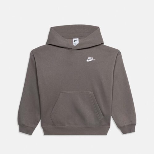 Nike Sportswear UNISEX - Hoodie - cave stone/(white)