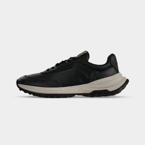 Emporio Armani SNEAKER SEATTLE TUMBLED - Trainers - navy