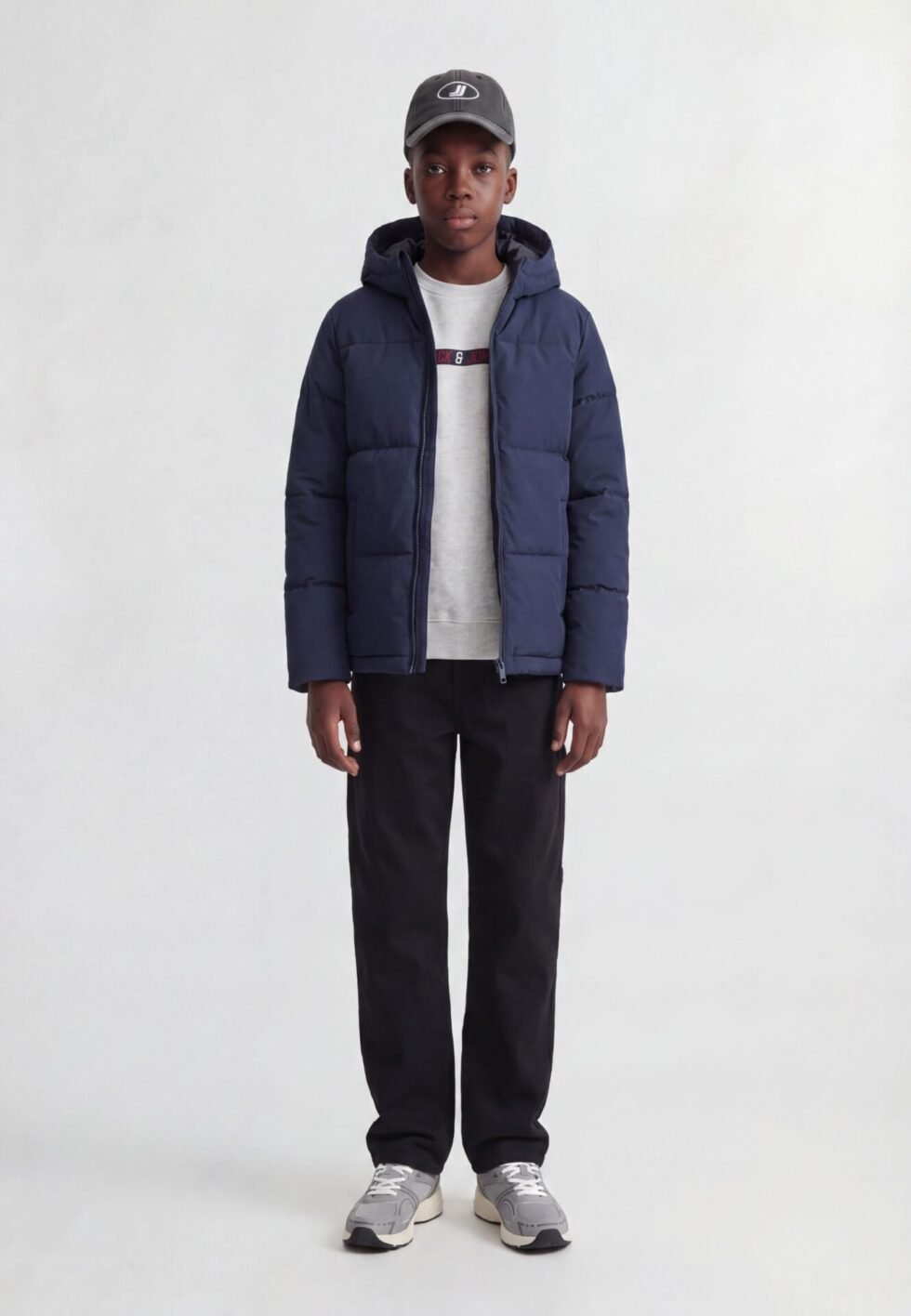 Jack & Jones Kids SWEATSHIRTS JUNIOR - Sweatshirt - WHITE MELANGE