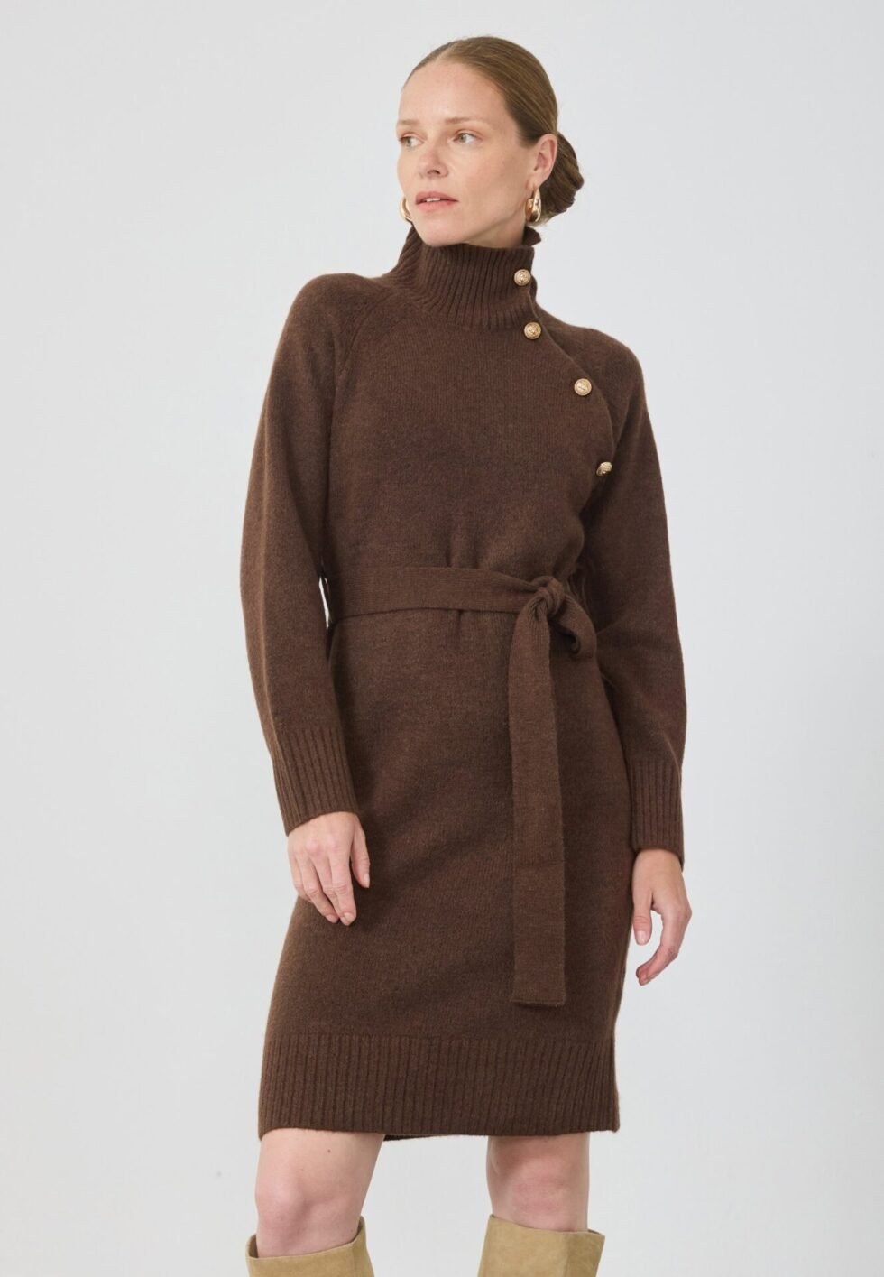 Anna Field by Zalando Jumper dress - dark brown