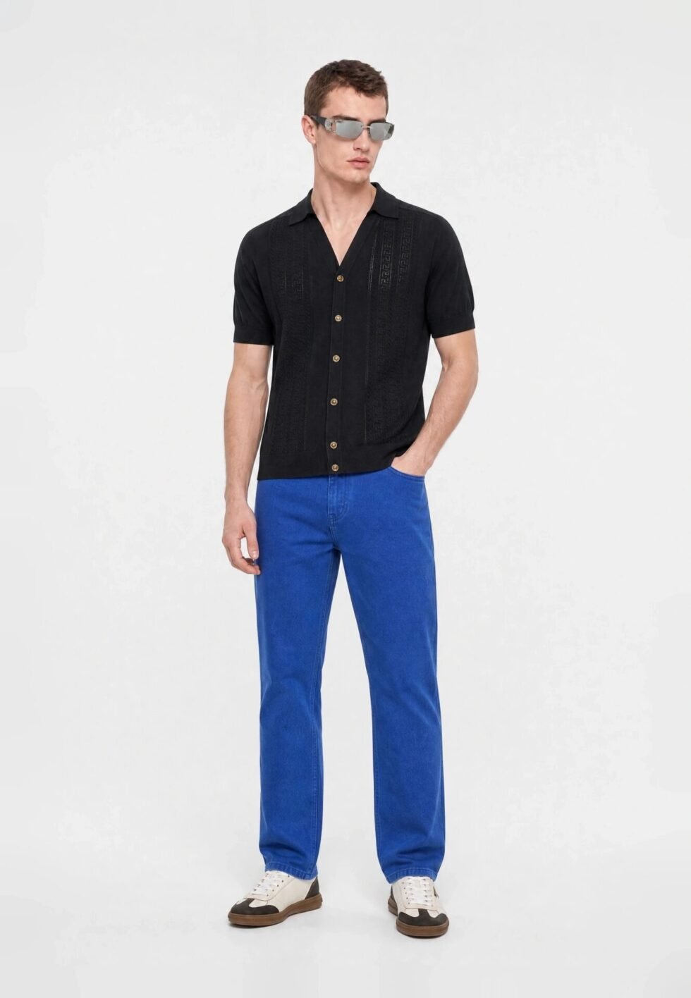 Versace GRECA  - Shirt - navy
