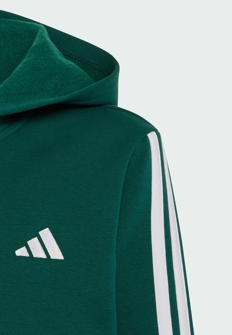 adidas Performance JUNIOR HOODIE UNISEX - Zip-up sweatshirt - collegiate green   white