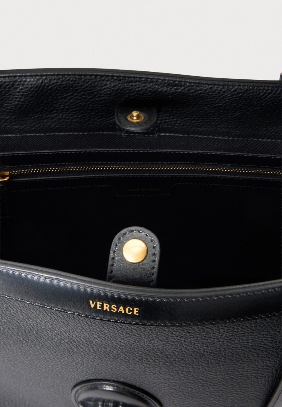 Versace LARGE TOTE  - Tote bag - black/gold-coloured