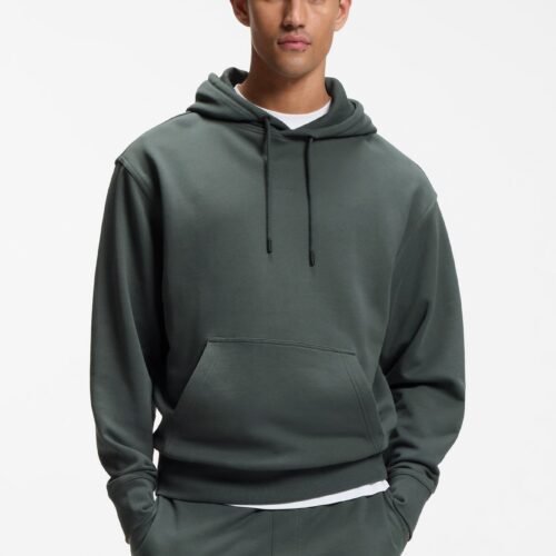 BOSS WESMALLHOOD - Hoodie - open green