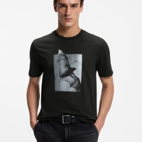 BOSS BEING - Print T-shirt - black