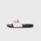 EA7 Emporio Armani UNISEX - Pool slides - white/black