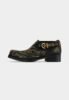 Versace BOOTIES STUDS - Cowboy/biker ankle boot - black/vibrated gold-coloured