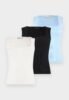 Anna Field by Zalando 3 PACK - Top - chambray blue/black/egret