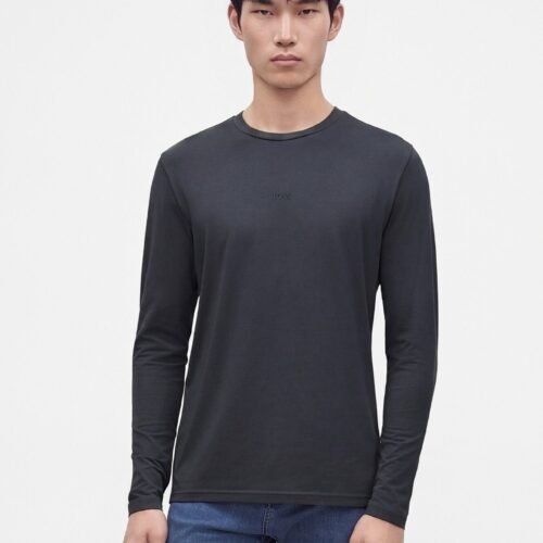 BOSS TCHARK - Long-sleeved top - dark blue