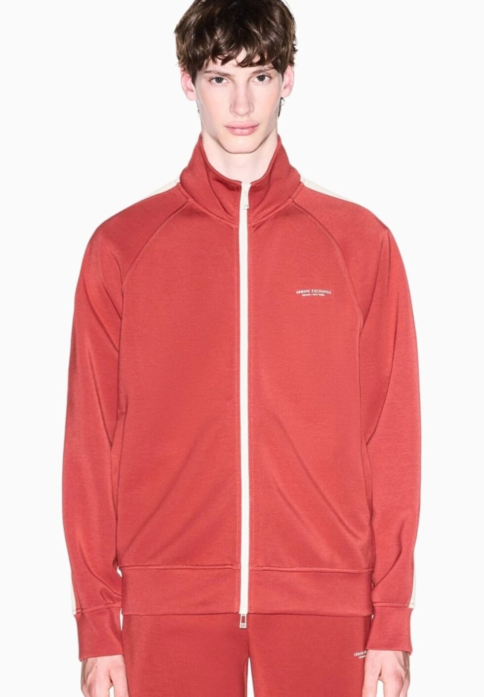 Armani Exchange SWEATSHIRT - Zip-up sweatshirt - bossa nova