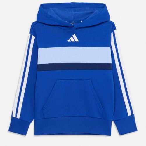 adidas Performance SEASONAL ESSENTIALS TIBERIO JUNIOR UNISEX - Hoodie - team royal blue/white/glow blue